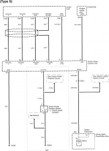 Acura TL - wiring diagram - audio (part 1)