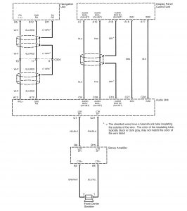 Acura TL - wiring diagram - audio (part 3)