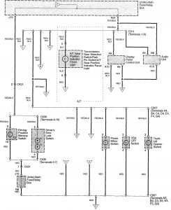 Acura TL - wiring diagram - console lamp (part 4)