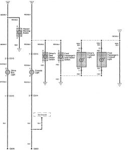 Acura TL - wiring diagram - console lamp (part 5)