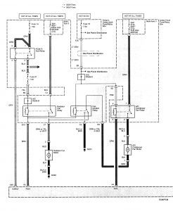 Acura TL - wiring diagram - cooling fans (part 1)