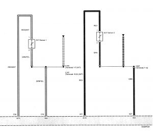 Acura TL - wiring diagram - cooling fans (part 2)