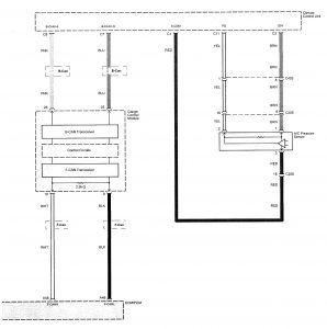Acura TL - wiring diagram - cooling fans (part 3)