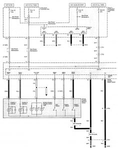 Acura TL - wiring diagram - integrated memory system (part 1)