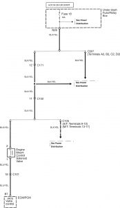 Acura TL - wiring diagram - engine mount control