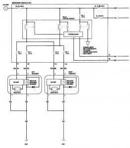 Acura TL - wiring diagram - exterior lamp (part 1)