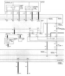 Acura TL - wiring diagram - exterior lighting (part 2)