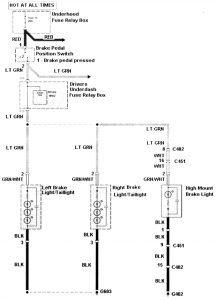 Acura TL - wiring diagram - exterior lighting (part 7)