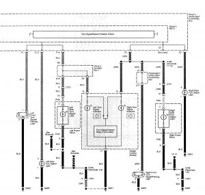 Acura TL - wiring diagram - exterior lighting (part 9)