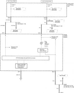 Acura TL - wiring diagram - fog lamps (part 2)