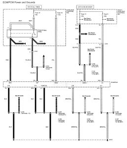 Acura TL - wiring diagram - fuel control (part 1)