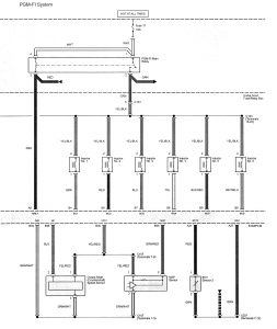 Acura TL - wiring diagram - fuel control (part 3)