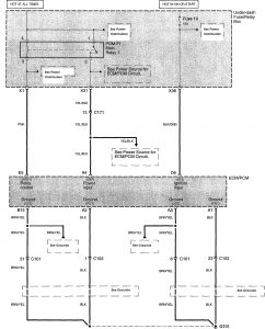 Acura TL - wiring diagram - fuel control (part 1)