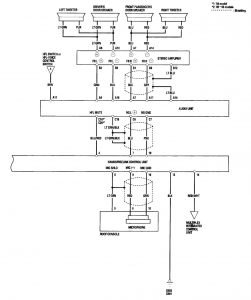 Acura TL - wiring diagram - hands free link system (part 2)