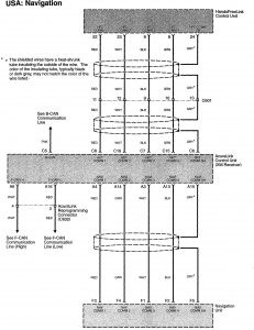 Acura TL - wiring diagram - hands free link system (part 1)