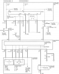 Acura TL - wiring diagram - headlamps (part 2)