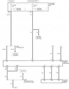 Acura TL - wiring diagram - headlamps (part 3)