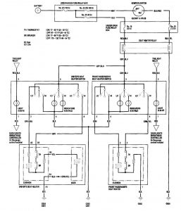 Acura TL - wiring diagram - heated seats (part 1)