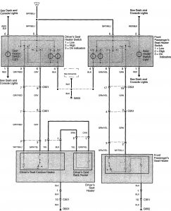 Acura TL - wiring diagram - heated seats (part 2)