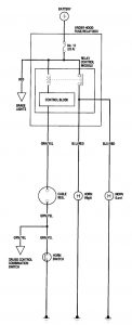 Acura TL - wiring diagram - horn