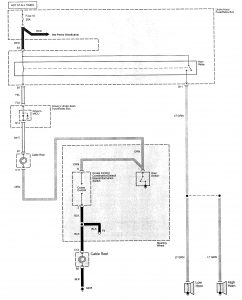 Acura TL - wiring diagram - horn