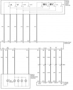 Acura TL - wiring diagram - HVAC controls (part 3)