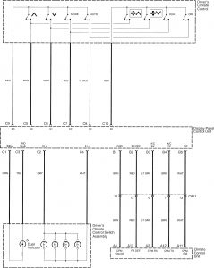 Acura TL - wiring diagram - HVAC controls (part 3)
