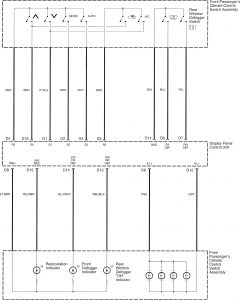 Acura TL - wiring diagram - HVAC controls (part 4)
