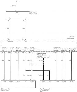 Acura TL - wiring diagram - HVAC controls (part 5)