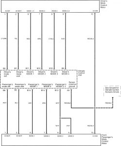 Acura TL - wiring diagram - HVAC controls (part 6)