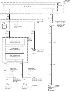 Acura TL - wiring diagram - HVAC controls (part 8)