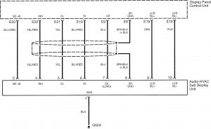 Acura TL - wiring diagram - HVAC controls (part 5)