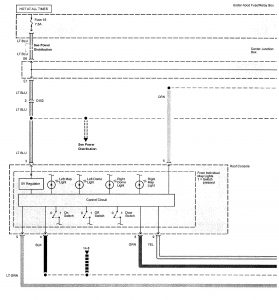 Acura TL - wiring diagram - illuminated entry (part 1)