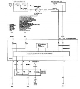 Acura TL - wiring diagram - instrument panel lamp