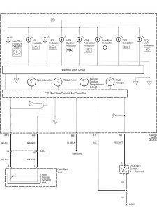 Acura TL - wiring diagram instrumentation (part 2)
