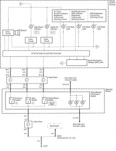 Acura TL - wiring diagram instrumentation (part 3)