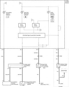 Acura TL - wiring diagram instrumentation (part 4)