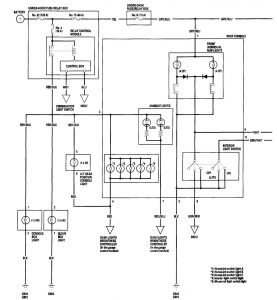 Acura TL - wiring diagram - interior lighting (part 1)