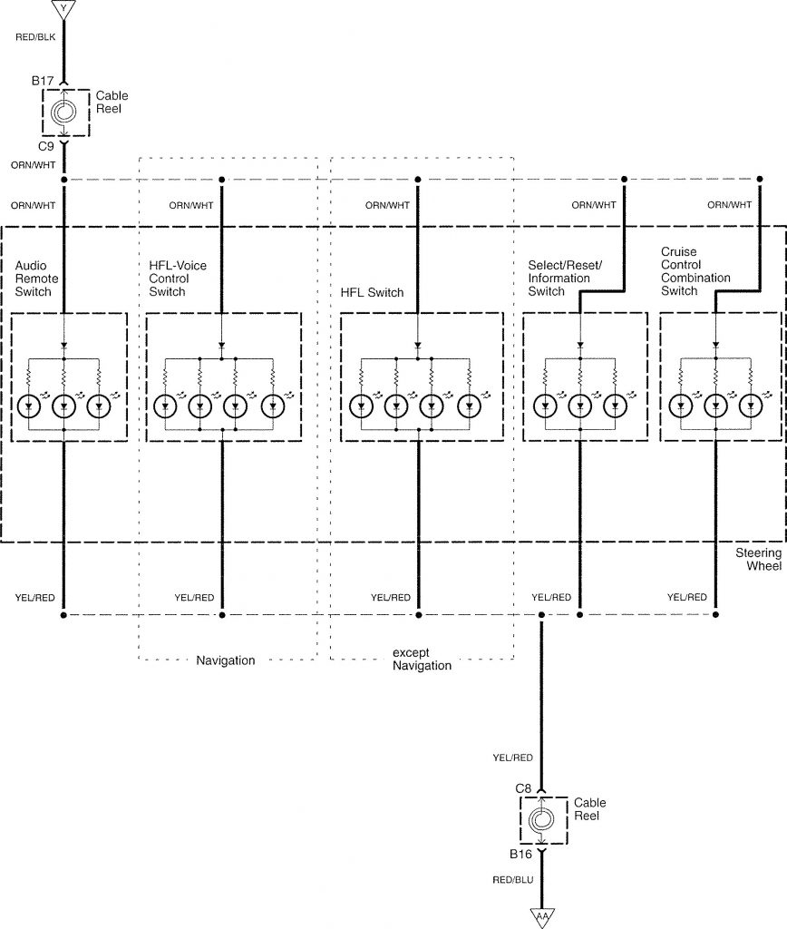 Acura TL (2007) wiring diagrams interior lighting Carknowledge.info