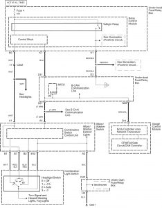 Acura TL - wiring diagram - interior lighting (part 4)