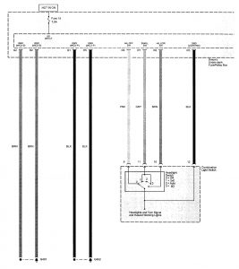 Acura TL - wiring diagram - interior lighting (part 7)