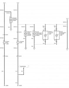 Acura TL - wiring diagram - interior lighting (part 8)