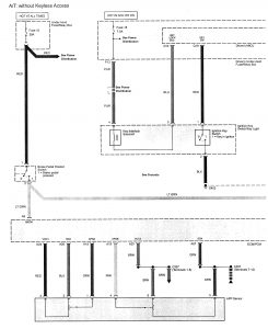 Acura TL - wiring diagram - key interlock (part 1)