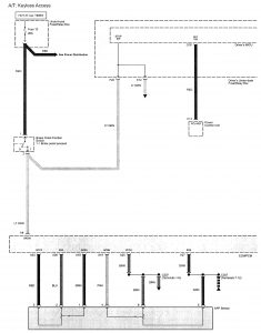 Acura TL - wiring diagram - key interlock (part 3)