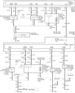 Acura TL - wiring diagram - keyless entry (part 2)