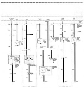 Acura TL - wiring diagram - keyless entry (part 2)
