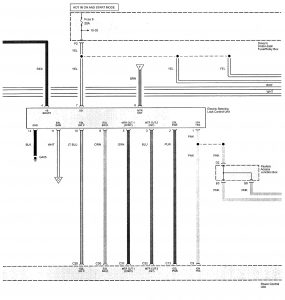 Acura TL - wiring diagram - keyless entry (part 4)