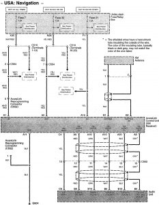 Acura TL - wiring diagram - navigation system (part 1)