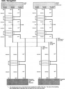 Acura TL - wiring diagram - navigation system (part 5)