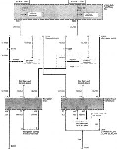 Acura TL - wiring diagram - navigation system (part 1)